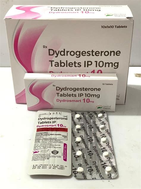 Dydrogesterone 10mg Tablets, Packaging Type: Box, Packaging Size: 1x10 at Rs 650/box in Nagpur