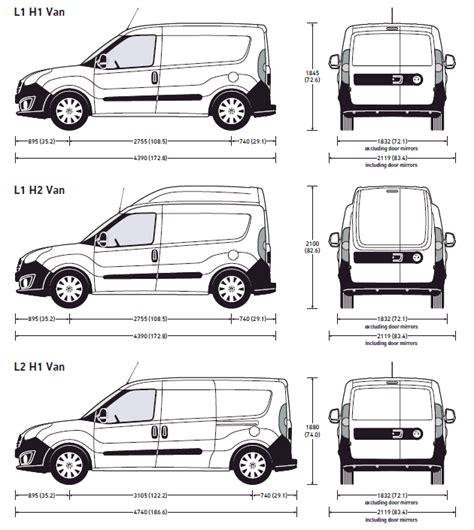 vauxhall combo dimensions lwb - Google Search | van conversation | Pinterest