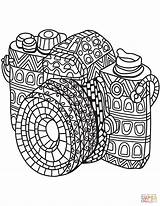 Polaroid Camera Tumblr Sketch Coloring Page sketch template
