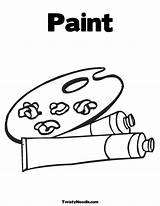 Paint Coloring Book Pages sketch template