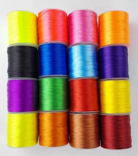 Nylon Thread Metallic Thread for Fishing rod guides wrap thread 100 yards rod building ...