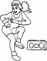 Aerobic Exercise Coloring Pages  Kids Play Color Sports coloring sketch template