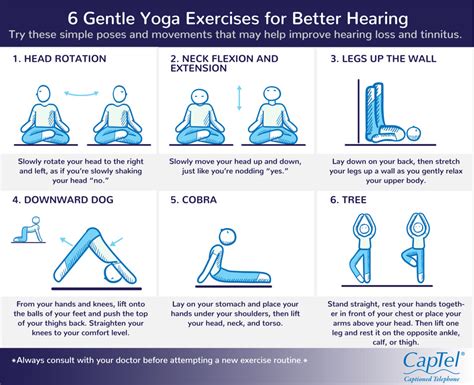 6 Gentle Yoga Exercises to Promote Better Hearing [Infographic]