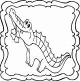 crocodile Coloring Book  Easy And Fun crocodiles For sketch template