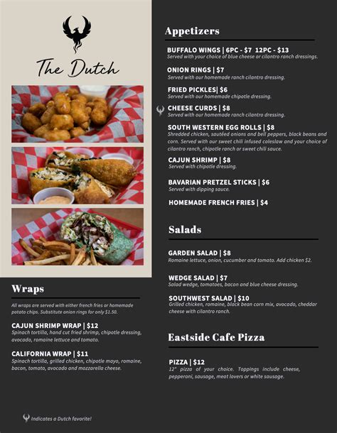 Menu – The Dutch