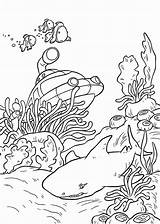Underwater Coloring Pages Animals sketch template