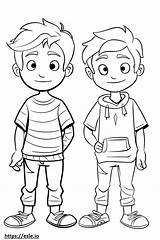 Ayo And Teo coloring Sheet sketch template