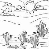 Desert Coloring Pages For Preschoolers sketch template