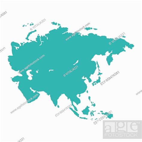 Asia Outline World Map Royalty Free Vector Image - vrogue.co