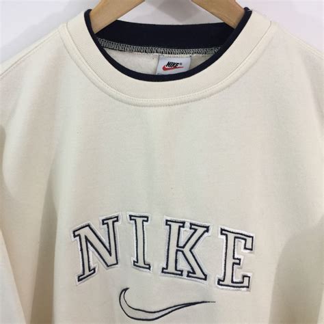 Vintage Nike Sweatshirt • Label Size: Medium • Cream... - Depop in 2020 | Vintage nike ...