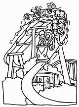 Roller Coaster sketch template