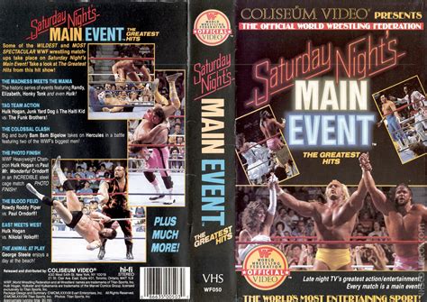 WWF Coliseum Video Saturday Night’s Main Event Greatest Hits VHS WWE WCW NWA AEW - lagoagrio.gob.ec