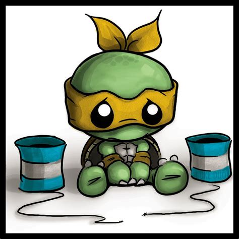 Mikey Revised by blueshadow on deviantART | Baby ninja turtle, Ninja ...