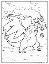 coloring Page pokemon mega charizard Pokemon X  sketch template