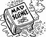 Mad Scientist Coloring Page At GetColoringscom  Free Printable sketch template