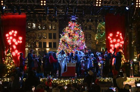 Boston Common celebrates various festivities during Holiday Tree Lighting