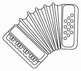 Akkordeon Accordeon Kleurplaat Malvorlage Accordion Ausmalbilder  sketch template