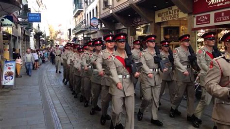 Freedom of City parade Gibraltar on 75th anniversary of founding of Royal Gibraltar Regiment ...