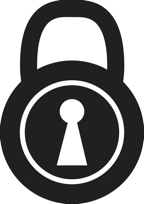 lock icon on white background. lock sign. 6915882 Vector Art at Vecteezy