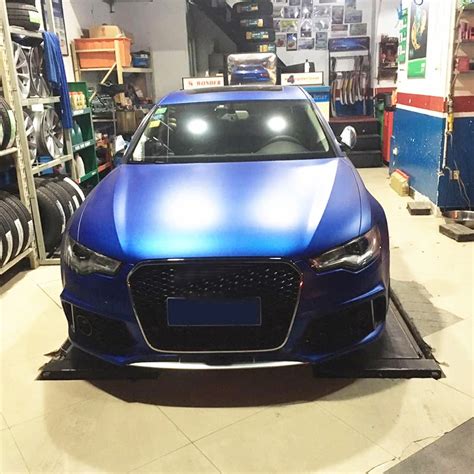 Front Bumper Car Accessories With Grid For Audi A6 2013-2015 - Buy Bumper For Audi A6 2013-2015 ...