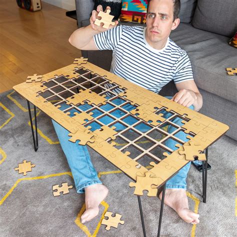 Jigsaw Puzzle Coffee Table™️ | Unnecessary Inventions