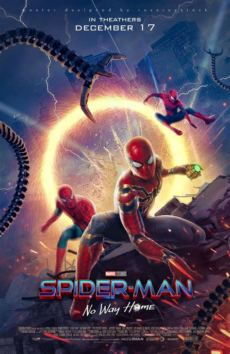 Spider-man : No Way Home - poster 3 by Rosereystock on DeviantArt