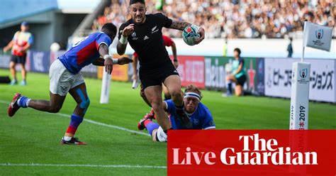 New Zealand 71-9 Namibia: Rugby World Cup 2019 – as it happened | Rugby ...