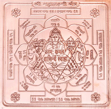 Shri Mahalakshmi Yantra - For Attainment of Wealth and Prosperity