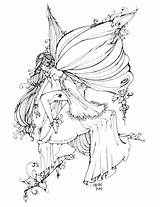 Fairy Coloring Pages For Adults  Best Kids sketch template