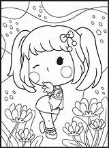 Cute Coloring Pages For Girls sketch template