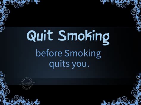 Anti Smoking Slogans