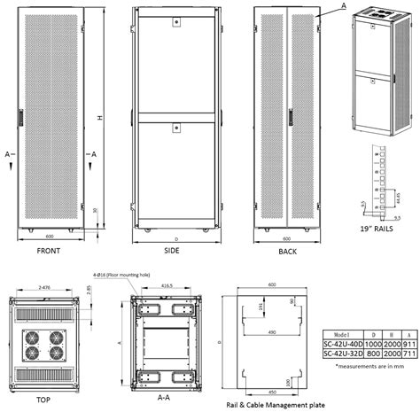 8 Photos 42u Rack Cabinet Height And View - Alqu Blog