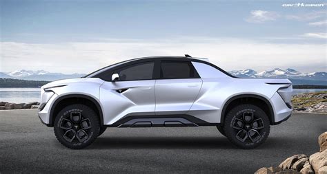 Tesla Model P is an All-Electric Pickup Truck Concept Inspired by Blade ...