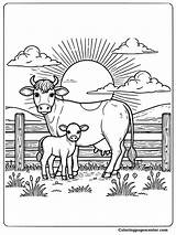 8 Cute Cow Coloring Pages  Free Printable PDFs sketch template