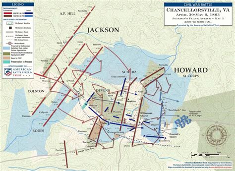 Chancellorsville | Jackson’s Flank Attack | May 2, 1863 | American ...