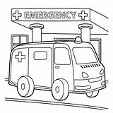 Premium Vector  Ambulance Coloring Page sketch template