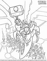 Thor Hammer Coloring Coloring Pages sketch template