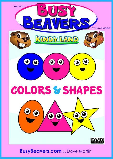 Busy Beavers Kindyland Presents Colors and Shapes | Busy beaver, Beaver, Shapes