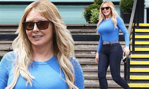 Carol Vorderman, 58, dresses in clingy outfit as she arrives at BBC ...