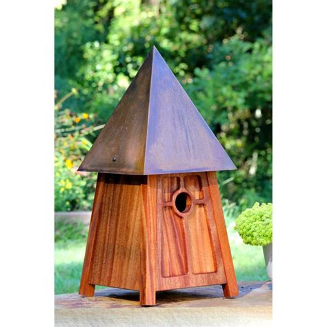 Heartwood Mission Melody Bird House - Mahogany Brown | Bird house, Homemade bird houses, Bird houses