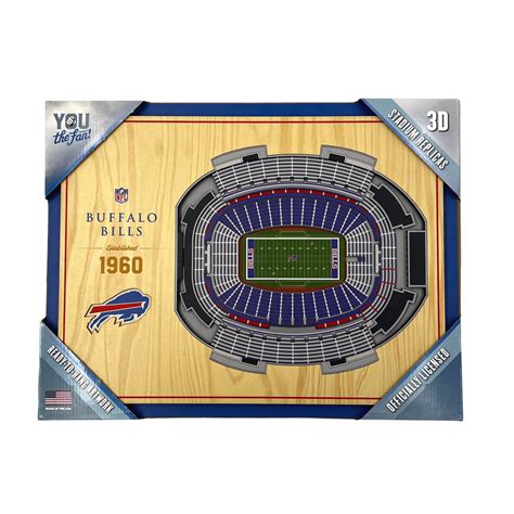 Buffalo Bills 3D Stadium Wood Wall Art | The BFLO Store