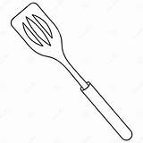 Barbecue Spatula Sketch Tool For Turning And Moving Products On The  sketch template
