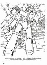 Transformers Megatron Coloring Pages sketch template