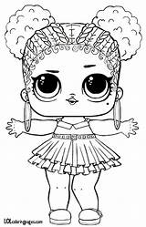 Unicorn Lol Doll Coloring Page  Colouring Surprise sketch template