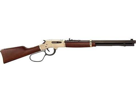 Henry Brass Lever Action Rifle 30-30 Winchester 20 Blued Barrel Brass