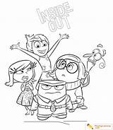 Inside Out Movie Coloring Page 05  Free sketch template