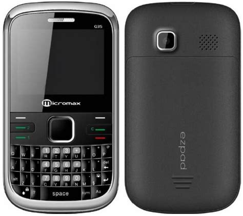 Micromax Mobiles Reviews: Micromax Q35 – CDMA/GSM QWERTY Keypad Mobile ...