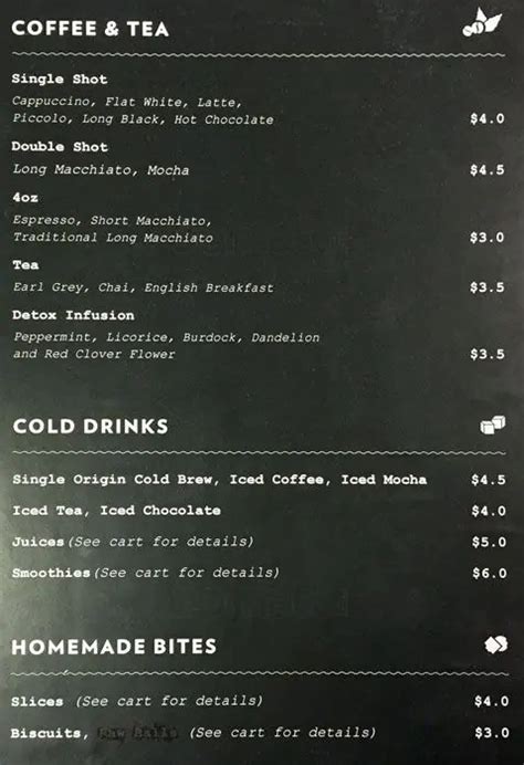 Higher Grounds Menu, Menu for Higher Grounds, Perth CBD, Perth - Urbanspoon/Zomato