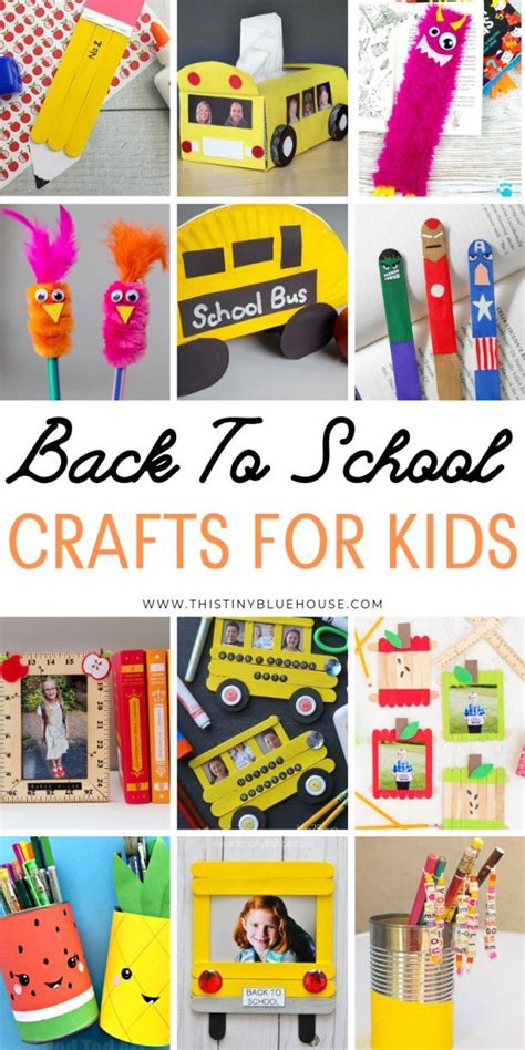 Here are over 70 clever and cute back to school crafts that are a great ...