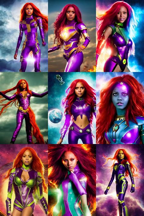 starfire from teen titans live action movie directed | Stable Diffusion ...